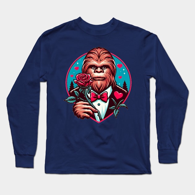 Bigfoot Lover Long Sleeve T-Shirt by WolfeTEES